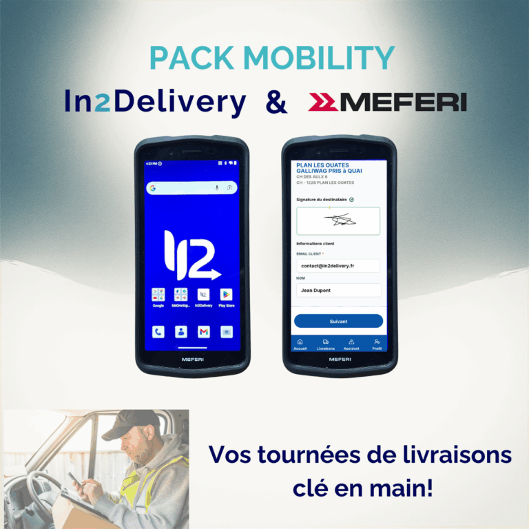 IN2BIZ choisit les PDA MEFERI pour accompagner sa solution TMS SaaS IN2DELIVERY