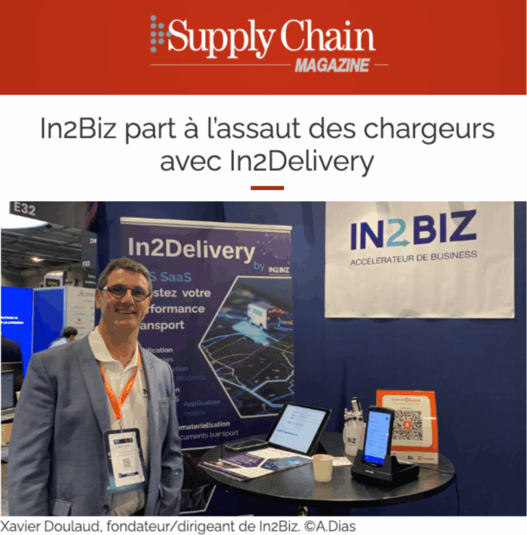 In2Biz à l’honneur dans Supply Chain Magazine avec In2Delivery